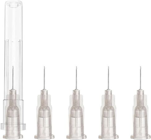 100 Pack 30G 5/32 Inch Needle for Lab Accessories,Industrial Dispensing Accessories,Individually Packaged in Saudi Arabia