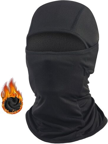 2 Pack Fleece Lined Ski Mask for Men Women Winter Balaclava Face Mask Warm Shiesty Mask Head Mask Cold Weather Motorcycle Black in Kuwait