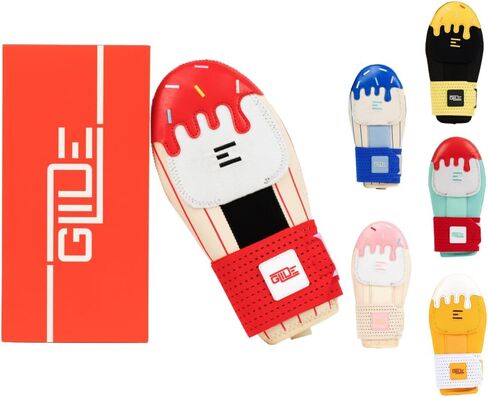 Sliding Mitt - Baseball Sliding Mitt Youth, Baseball & Softball, Ice Cream Drip Design, Left & Right Hands - Hand and Wrist Protection, Quick Wrapping Time, Adjustable Wrist Strap in Kuwait