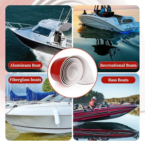 Self-Adhesive DIY Keel Guard for Fiberglass and Specific Aluminum Boats - Boat Keel Protector Hull Guard Protects from Rocks Ramps and Oyster Beds 5 Inches Wide 9.6 Feet Length in Kuwait