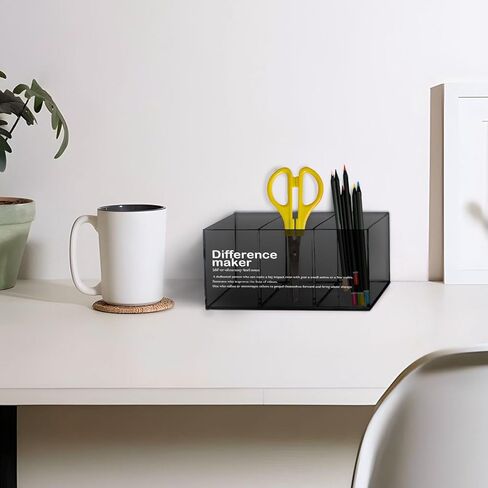 Ocean Themed Gifts Pen Pencil Holder for Desk, Ocean Beach Gifts for Women Makeup Brush Holder, Gifts for Beach Lovers Acrylic Pen Pencil Holder Organizer for Home Office Desk Accessories in Kuwait