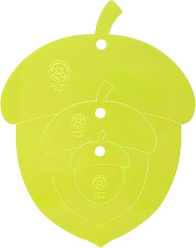 Acrylic Quilting & Craft Template, Pumpkin | for Use with 10" Precut Fabric Squares | Essential Patchwork Quilt Supplies for Cutting Patterns, Sewing, and DIY Blanket Making Projects in Kuwait