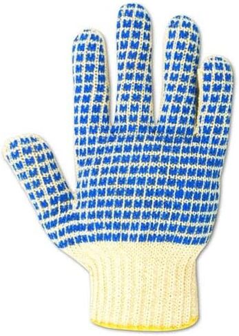 MAGID MultiMaster Reversible Cotton/Polyester Glove, PVC Coating, 9.5" Length, Men's (12 Pair) in Saudi Arabia