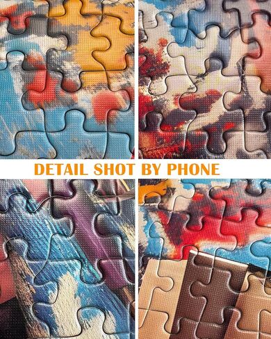 Flowers Art Jigsaw Buzzles للبالغين 1000 قطعة ، أحجية فريدة من نوعها صعبة للبالغين ، 6 ألوان على الألغاز الوردية الخلفية ، حجم اللغز 26.6x19.2 in Kuwait