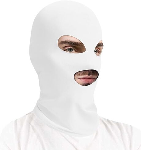 3 Hole Black Balaclava Face Mask Men Ski Mask for Women Summer Full Head Mask Shiesty Mask Sun UV Protection Football Motorcycle Helmet 2 Pack in Saudi Arabia