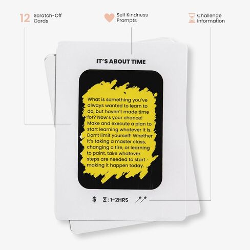 The Kindness Challenge – Couples Edition | 12 Scratch-Off Cards with Fun & Sweet Acts of Kindness for Partners in Kuwait