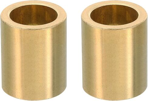 PATIKIL M18 Brass Spacers, 2 Pcs Metal Spacer Brass 18mm ID x 25mm OD x 18mm L Brass Spacers Screw Standoff for 5/7 Inch or M18 Screw in Saudi Arabia