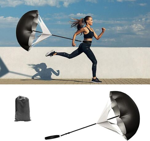 Agility Ladder Speed Training Equipment Set 20ft Agility Ladder, 4 Steel Stakes, 12 Soccer Cones, Running Parachute and Carry Bag, Speed Training Equipment for Soccer Football Basketball in Saudi Arabia