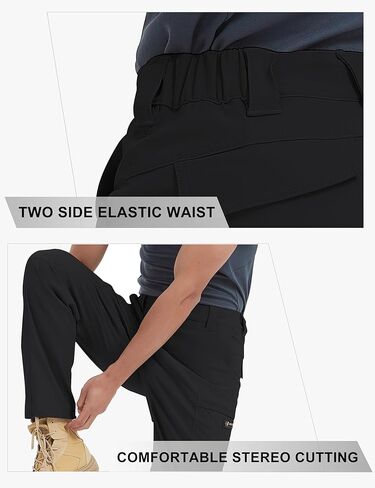 Men's Hiking Pants Lightweight 32" Cargo Tactical Pants for Men Stretch Water Resistant with Cargo Pockets Military Khaki 32 in Kuwait