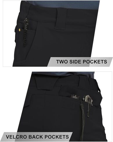 Men's Hiking Pants Lightweight 32" Cargo Tactical Pants for Men Stretch Water Resistant with Cargo Pockets Military Khaki 32 in Kuwait