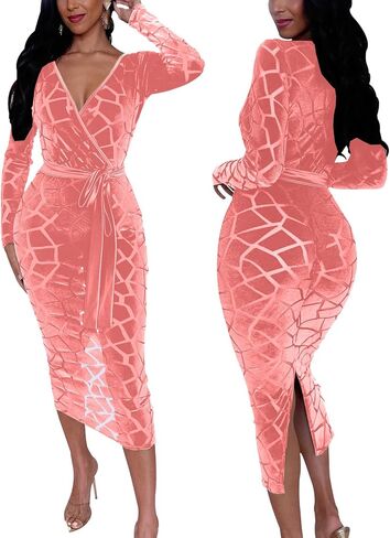 Bodycon Off Shoulder Midi Dresses for Women Casual Ruched Short Sleeve Split Club Party Mini Dress in Saudi Arabia