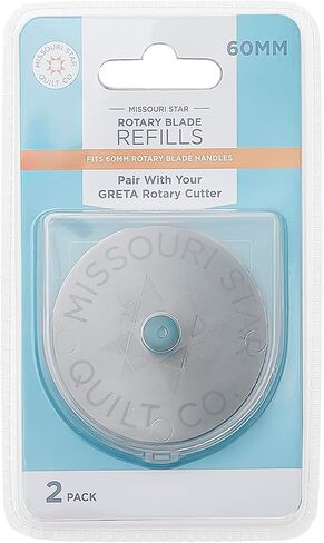 Missouri Start Rotary Cutter, 45mm Blade, Rolling Cutter Tool for Quilt Appliques and Cutting Fabrics, Essential Quilting and Sewing Supplies for DIY Craft Projects in Kuwait