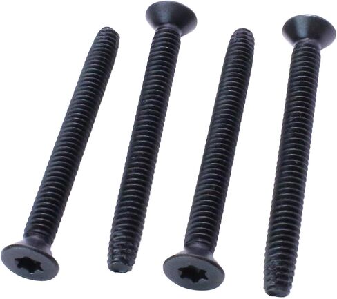 U-Turn - 5/16-18 x 2 1/4 inch Flat Head Floorboard Thread Cutting Screws, Type F, T40 Torx, Black Phosphate (100 Pack) in Saudi Arabia
