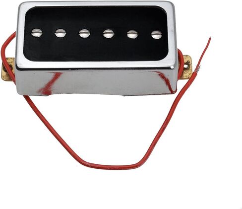 P90 style punchy tone Pickups Set, Single Coil Pickups Bridge & Neck Set for Les Paul LP Electric Guitar Parts Replacement(Red Pearl) in Saudi Arabia