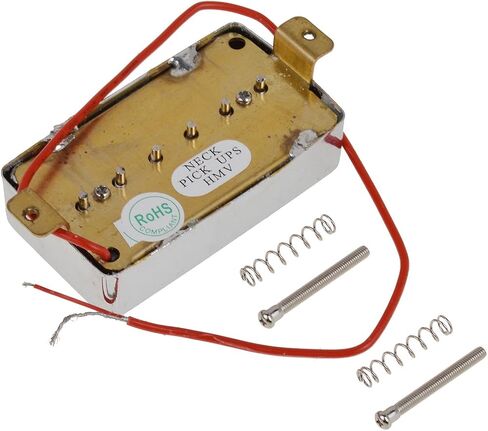 P90 style punchy tone Pickups Set, Single Coil Pickups Bridge & Neck Set for Les Paul LP Electric Guitar Parts Replacement(Red Pearl) in Saudi Arabia