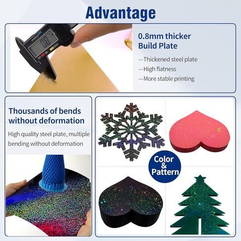 لوحة بناء ناعمة مزدوجة الجوانب مقاس 230 × 230 مم، سرير مغناطيسي من الفولاذ الزنبركي قابل للإزالة لطابعة Kobra 2/Kobra 2 Neo/Kobra 2 Pro/Kobra Neo/Kobra/Kobra/Artillery Genius ثلاثية الأبعاد - (إصدار PEYL/PEHH) in Kuwait