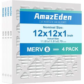14x14x1 Furnace Air Filter 2-Pack MERV 8 MPR 600 & FPR 5 Dust Defense Pleated Air Filters Replacement HVAC AC Furnace Filters (Actual Size: 13.75x13.75x0.75 Inches) in Saudi Arabia