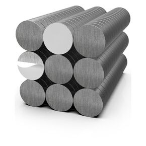 Magnet Ceramic Magnets 160 Pcs Strong Magnets for Craft Magnets with Adhesive Backing Perfect for Refrigerator, Craft Hobbies, Science Projects and School Notice Boards (Black,0.7 × 0.12inch)