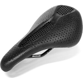 BUCKLOS 3D Printed Bike Saddle - Bicycle Nylon 143 155 mm Bike Seat for Road Bike Mountain Bike Cycling - MTB Gravel Bike Men Women Comfortable Saddles