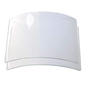 Sandblasting Hood Replacement Lens Glass 2 pieces