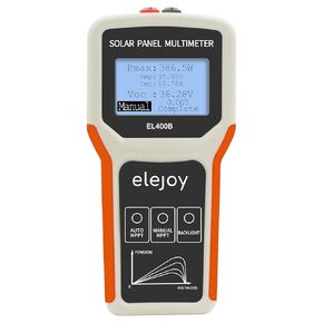 Solar Panel Tester 1600W - MPPT Photovoltaic Multimeter & Watt Meter | Measures Power Output, Performance, Open Circuit Voltage | Smart Portable Tool for Solar PV Panel Data & Troubleshoot