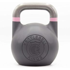Kettlebell Kings Competition Kettlebells Weight (Fitness Edition) 20-75 LB | Hand weights Workout Gym Equipment & Strength training sets for Women & Men | Weights set for Home Gym