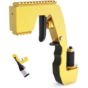 Champagne Gun,Champagne Gun Shooter，Beer Gun，Champagne Spray Gun，Beer Water Gun,Beer Gun For Birthday Celebrations,Adjustable Champagne Sprayer,Champagne Gun Shooter (Gold)