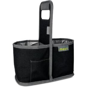 meori Reusable Drink Carrier 4 Cup, Take Out Cup Carrier, Collapsible, Coffee Carrier with Handle Wine, Cocktails, Portable Drink Caddy