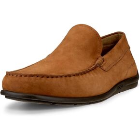 ECCO Men's Classic MOC 2.0 Driving Style Loafer, Black, 5-5.5