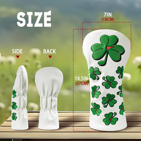 Golf Club Covers Clover Club Covers Fairway Wood Club Covers Hybrid Club Covers Leather Mallet Putter Covers Blade Club Covers Golf Club Covers Suitable for Most Brands in Saudi Arabia