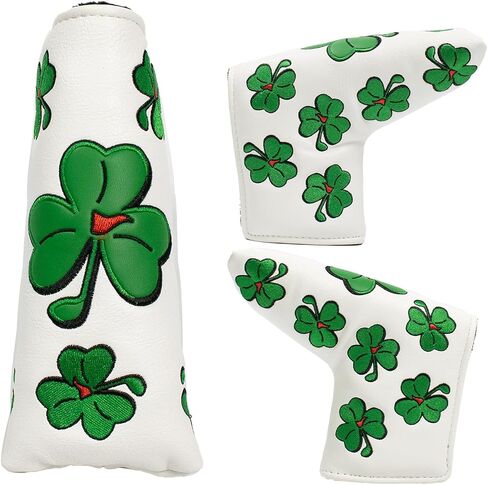 Golf Club Covers Clover Club Covers Fairway Wood Club Covers Hybrid Club Covers Leather Mallet Putter Covers Blade Club Covers Golf Club Covers Suitable for Most Brands in Saudi Arabia