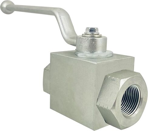 Autovo 3/8 Inch Hydraulic Valve 7250 PSI,High Pressure, Shut-Off 2 Way Hydraulic Ball Valve KHB 3/8" NPT,Ball Valve for Water, Oil in Kuwait