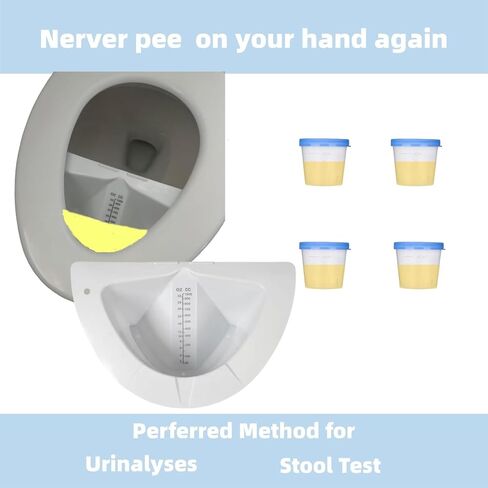 Urine Collection Hat for Toilet - Female Urinal Stool Sample Collection, Toilet Hats Urine Cups Stool Specimen Urine Collector for Women (3 Pack) in Saudi Arabia