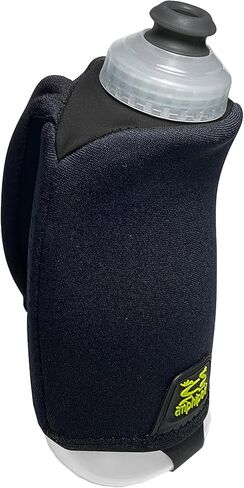 Amphipod Hydraform Ergo-Lite Handheld Water Bottle, BPA-Free Minimalist Insulated Hydration for Ultra-Running & Walking - Charcoal - 10.5 oz in Saudi Arabia
