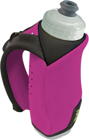 Amphipod Hydraform Ergo-Lite Handheld Water Bottle, BPA-Free Minimalist Insulated Hydration for Ultra-Running & Walking - Charcoal - 10.5 oz in Saudi Arabia