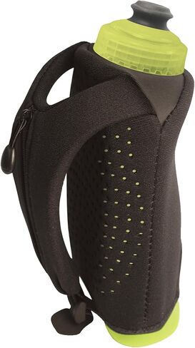 Amphipod Hydraform Ergo-Lite Handheld Water Bottle, BPA-Free Minimalist Insulated Hydration for Ultra-Running & Walking - Charcoal - 10.5 oz in Saudi Arabia