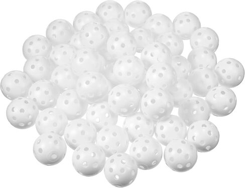 Tradder 120 Pcs 42mm Practice Golf Balls Hollow Sports Golf Training Balls Multicolor Plastic Golf Balls for Backyard Indoor Outdoor Driving Range Training Swing Practice in Saudi Arabia