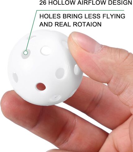 Tradder 120 Pcs 42mm Practice Golf Balls Hollow Sports Golf Training Balls Multicolor Plastic Golf Balls for Backyard Indoor Outdoor Driving Range Training Swing Practice in Saudi Arabia