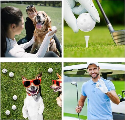 Tradder 120 Pcs 42mm Practice Golf Balls Hollow Sports Golf Training Balls Multicolor Plastic Golf Balls for Backyard Indoor Outdoor Driving Range Training Swing Practice in Saudi Arabia
