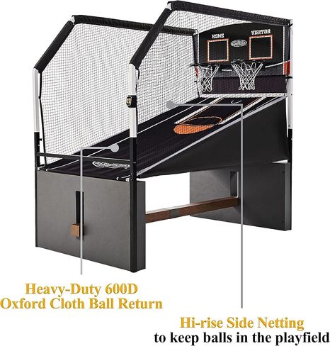 Barrington Billiards Multiple Styles Urban Arcade Collection Basketball Games with Accessories, Perfect for Family Game Rooms in Saudi Arabia