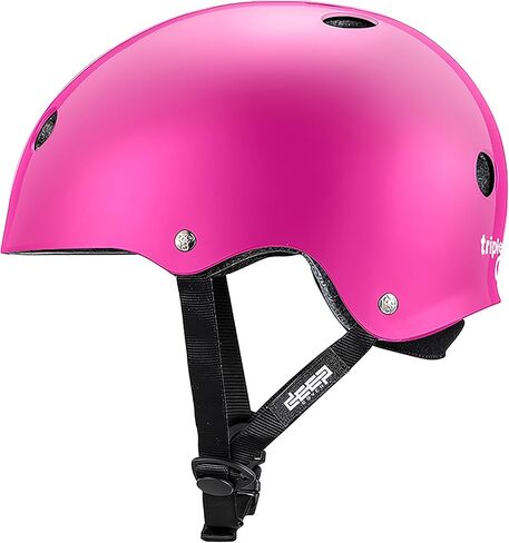 Triple Eight Deep Cover Helmet –Ideal for Skateboarding, Bicycling, BMX, and Roller Skating, – Small/Medium – Black Matte in Kuwait