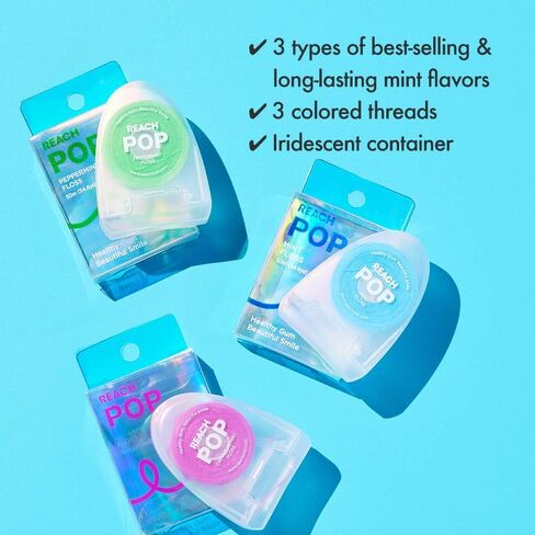 حزمة البداية من Listerine Ultraclean Access Flosser | العناية بالنظافة والفم بشكل سليم ودائم | إزالة فعالة للبلاك، وحماية الأسنان واللثة، وخالية من PFAS | مجموعة المبتدئين + عبوات النعناع المكونة من 3 عبوات (28 قيراطًا) in Kuwait