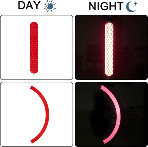 TOMALL Waterproof Reflective Wheel Stickers Self-Adhesive Warning Strip Compatible with Max G30 Electric Scooter in Saudi Arabia