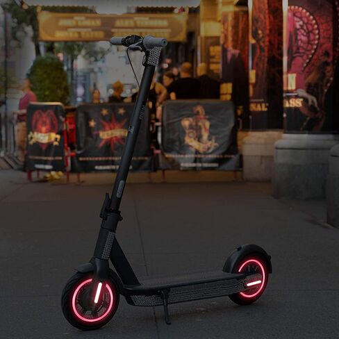 TOMALL Waterproof Reflective Wheel Stickers Self-Adhesive Warning Strip Compatible with Max G30 Electric Scooter in Saudi Arabia