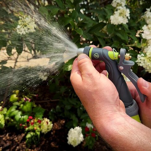 Flexzilla Garden Hose Nozzle - Heavy Duty 7-Pattern Adjustable Flow, NFZG52-E, ZillaGreen™ in Saudi Arabia