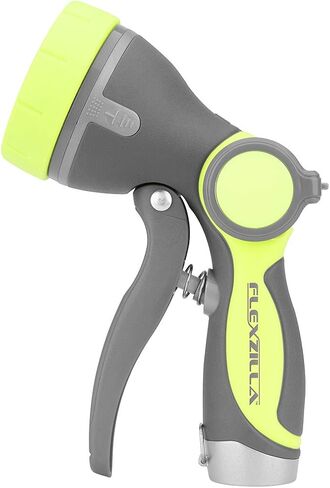 Flexzilla Garden Hose Nozzle - Heavy Duty 7-Pattern Adjustable Flow, NFZG52-E, ZillaGreen™ in Saudi Arabia