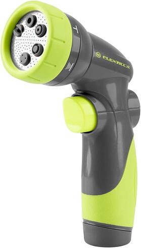 Flexzilla Garden Hose Nozzle - Heavy Duty 7-Pattern Adjustable Flow, NFZG52-E, ZillaGreen™ in Saudi Arabia