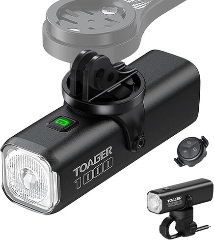 1000 Lumen Bike Light T1000, 4500mAh USB Type-C Rechargeable Bike Headlight, IPX6 Waterproof Bicycle Front Light for Road, Urban,Mountain Night Riding in Saudi Arabia