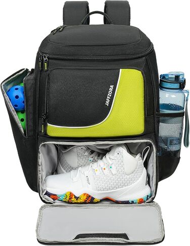 حقيبة Pickleball للرجال والنساء ، حقيبة الظهر المخللة تناسب 4 مجاذيف ، حقيبة معدات المخلل مع مقصورة الأحذية in Kuwait