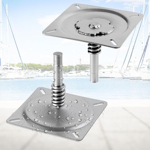 Marine-Grade Boat Seat Pin Mount,Swivel Base for 3/4" Pin,Shock-Absorbing Pedestal,Easy Install for Pontoon, Fishing, Jon, Bass Boats (1 Pack) in Saudi Arabia